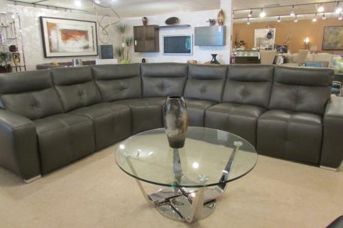 4 Pc. Leather Sectional With Motion