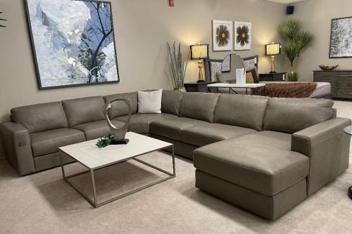 4 Pc. Leather Sectional
