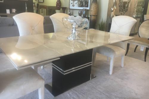 Marble Extension Dining Table