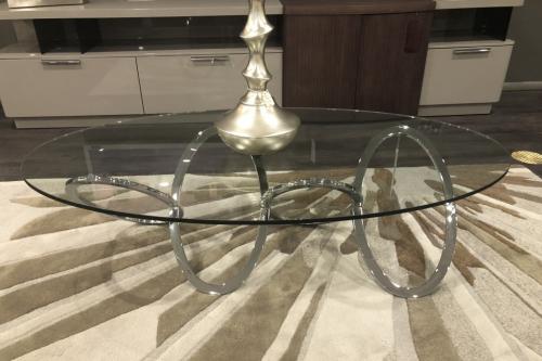 Cocktail Table With Glass Top
