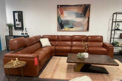 6 Pc. Motion Group In Leather