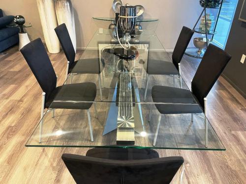 Glass Extention Table