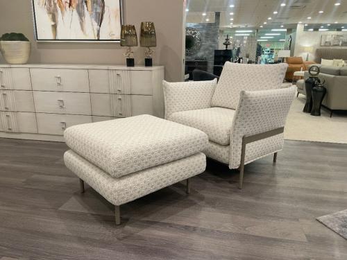 New! Occasional Chair & Ottoman
