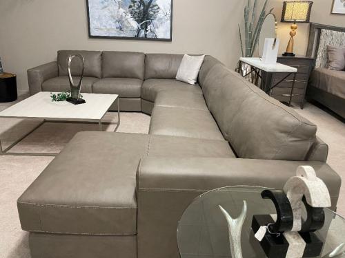 4 Pc. Leather Sectional