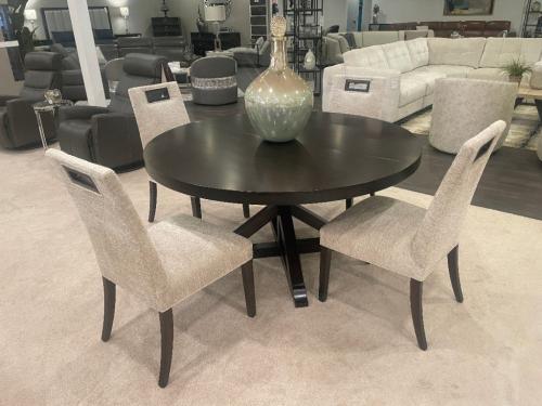 Round Wood Extension Table