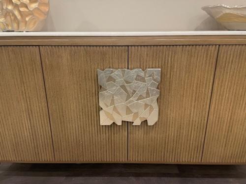 Hand Painted Cabinet & Mirror