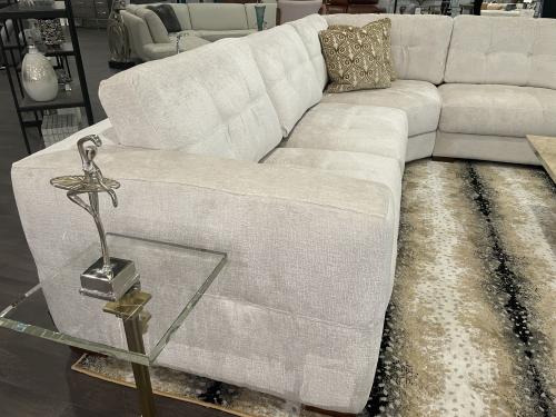 5 Pc. Sectional With Tufted Detailing