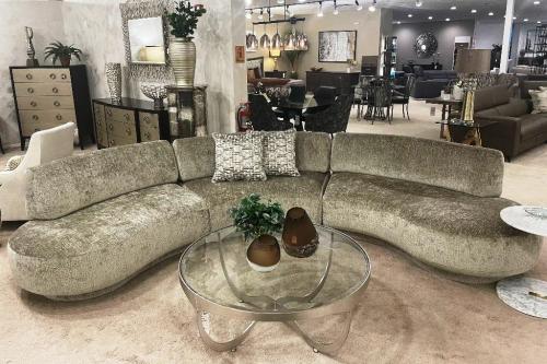 3 Pc. Curved Sectional