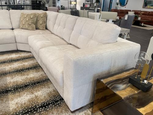 5 Pc. Sectional With Tufted Detailing