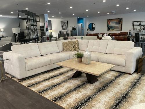 5 Pc. Sectional With Tufted Detailing