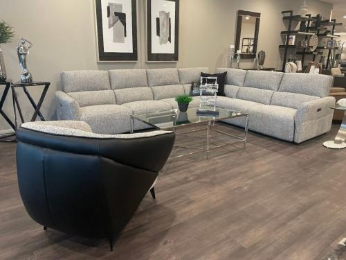 New! 5 Pc. Sectional & Occasional Chair