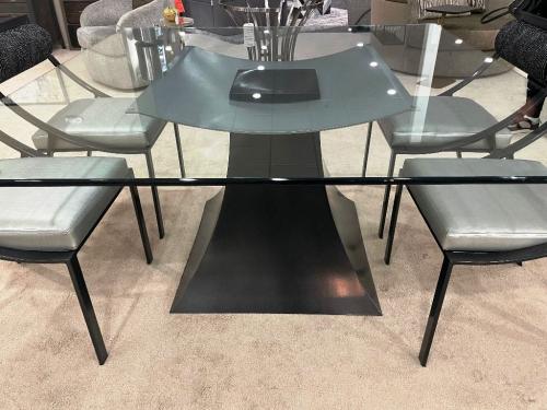 Glass Top Dining Table