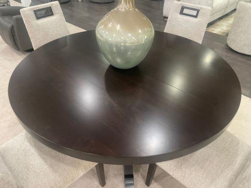Round Wood Extension Table