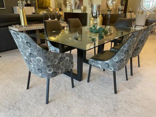 Dining Chairs In Combination Fabric