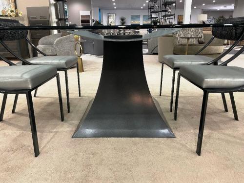 Glass Top Dining Table